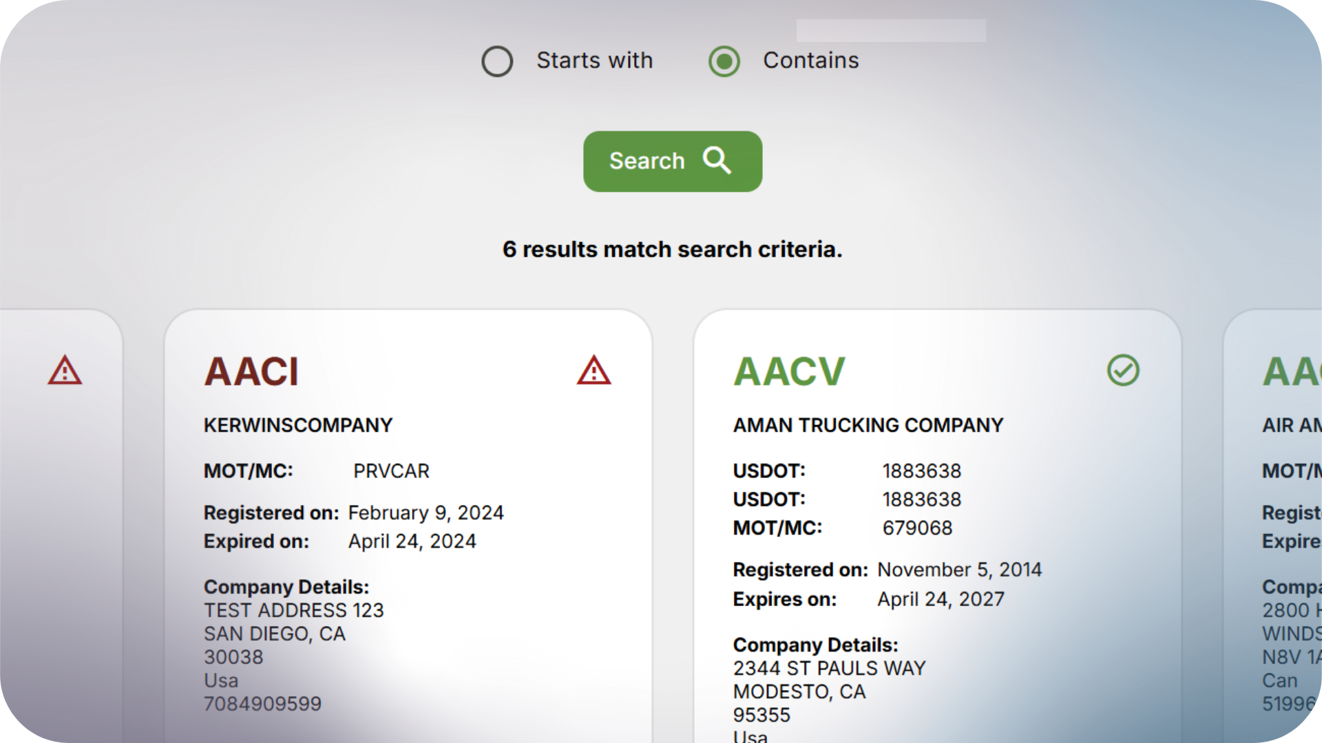 SCAC Active Status Product View-1